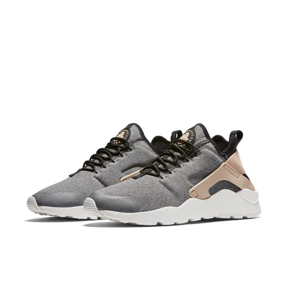 Nike Gray and Tan Air Huarache Ultra